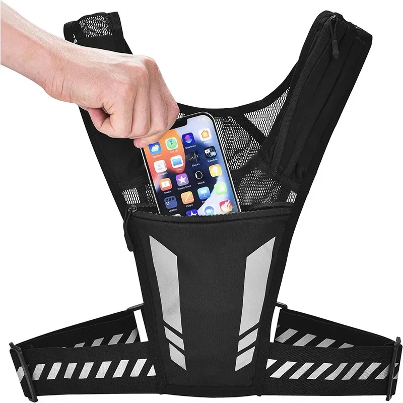 Colete esportivo reflexivo, Saco Peito Respirável, Ciclismo e Montanhismo  Mochila Esportiva, Colete Exercício Fitness - AliExpress 18