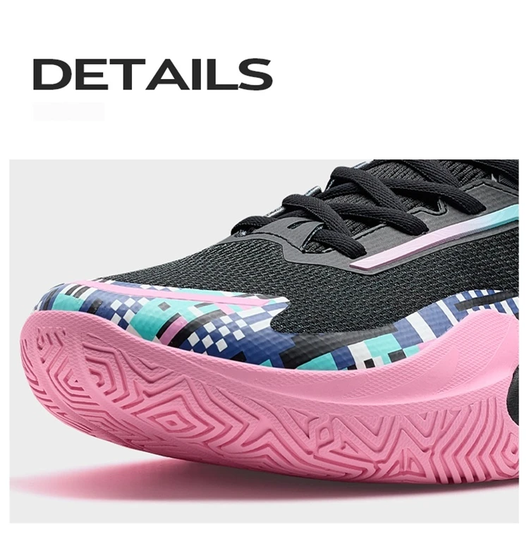 Xtep Light Attack 5 Guard Basketball Sneakers Cushioning Grip Durability Professional Performance Sports Shoes 874119120005