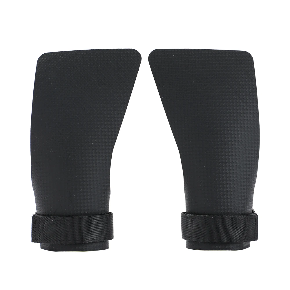 Kevlar Rubber NO-hole Hand Grips for Crossfit Pull-ups Cross Training Gymnastics WODS Palm Protector A Pair hand grips