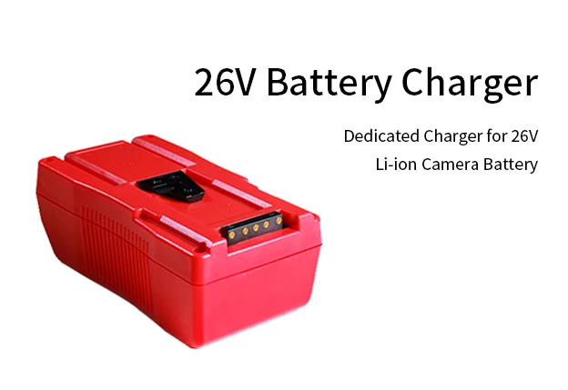 RL-C1243NS 4-Channel Camera Battery Charger 350W 26V for V-Mount Li-ion Camera B