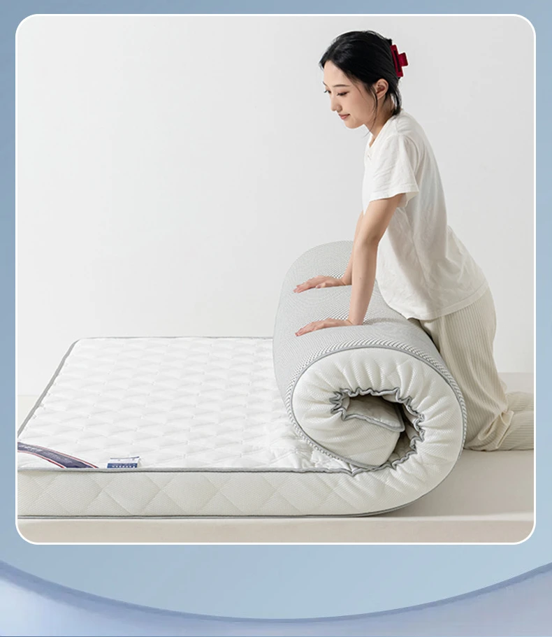 Description Picture 6 of itemLatex Mattress Single Couple Thickened Tatami Portable Single Mattress Bedroom Furniture Accessories Home Furniture Topper Pad