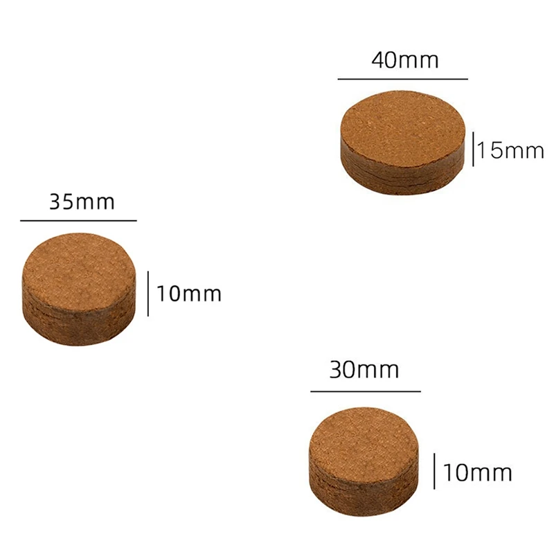 

40X15mmcoconut Husk Blocks: Coconut Husk Pith For Potting Soil Mixed With Plant (Succulents, Bonsai Soil) Durable