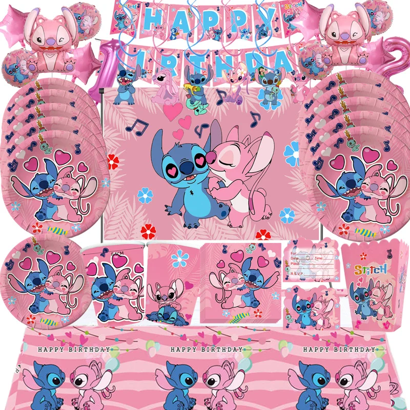 Pink Lilo & Stitch Candy Box confezione regalo Dessert Snack Box forniture  per feste di compleanno per bambini Baby Shower decorazioni per feste  evento per bambini - AliExpress