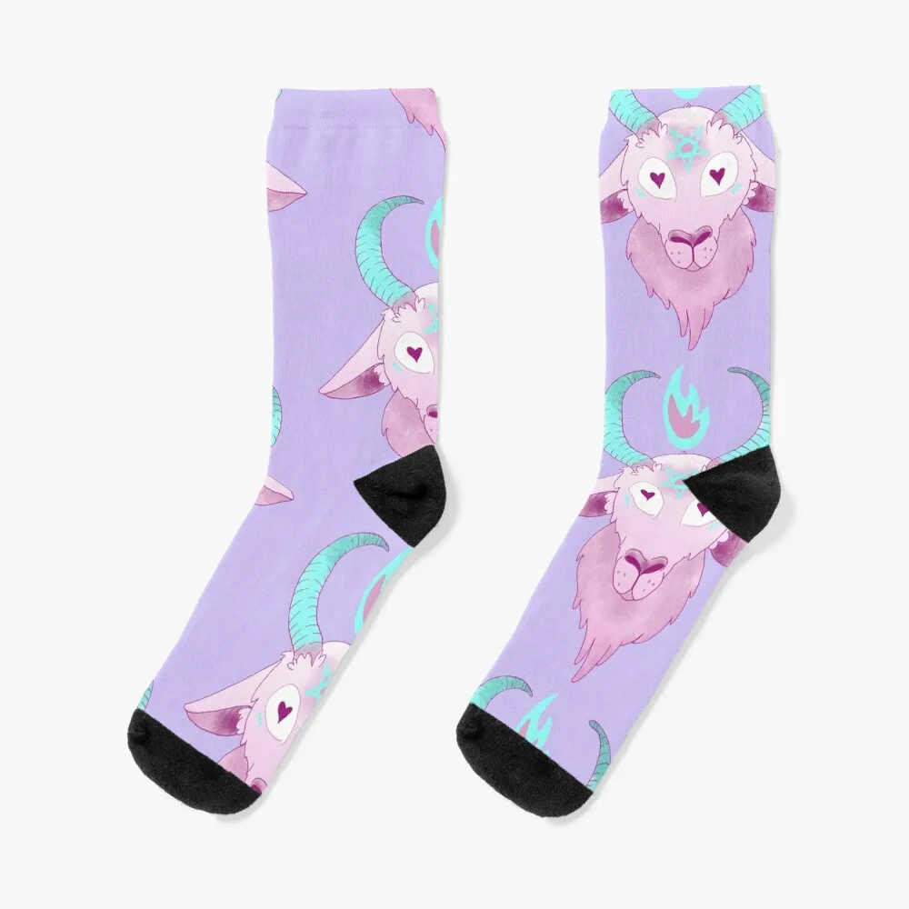 Cutie Baphomet Socks winter socks compression stockings Women cotton socks Socks Man Women's