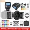 Godox MF12 MF12-K2 Flash TTL Macro Speedlite Flash 2.4 GHz Wireless Control Speedlight for Sony Canon Nikon Fuji Olympus Pentax 1
