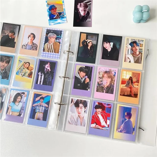Nagy Kapacitású Kártyák Fotóalbumok Gyűjtő Könyvkötő Kpop Laza Levél Album Névkártya Gyűjtés Könyv Photocard Holder Card Book - Image 4