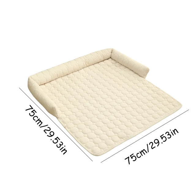 Pet Sofa Cushion - Solid Color Sofa-Style Pet Bed, Soft & Comfortable Cat/Dog Sleeping Mat, Anti-Slip Washable Pet 6