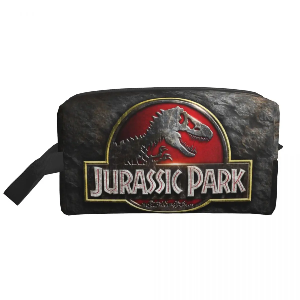 Custom Jurassic Parks Travel Cosmetic Bag for Women Dinosaur World Toiletry Makeup Organizer Lady Beauty Storage Dopp Kit 2