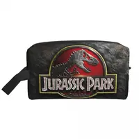 Custom Jurassic Parks Travel Cosmetic Bag for Women Dinosaur World Toiletry Makeup Organizer Lady Beauty Storage Dopp Kit 2