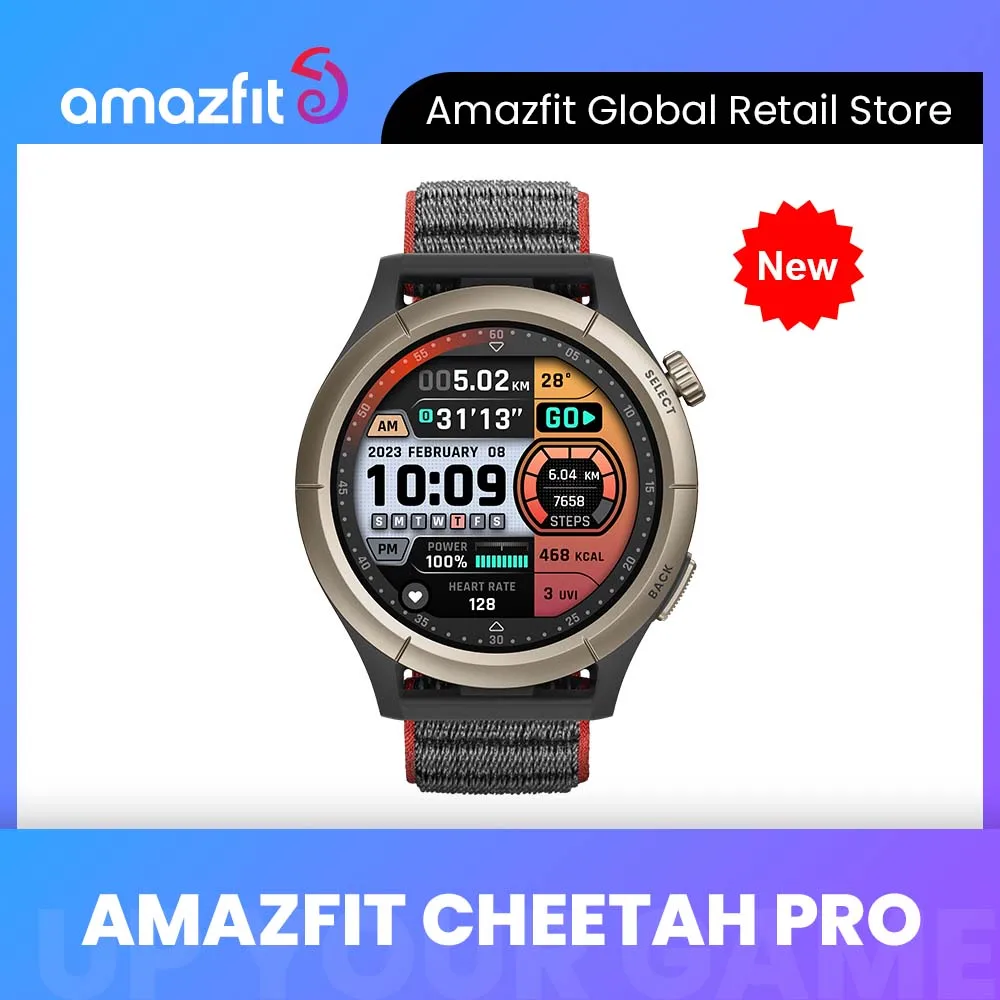 2023 New Product Amazfit Cheetah Pro Smartwatch Unrivaled GPS Accuracy  Bluetooth Phone Calls Smart Watch