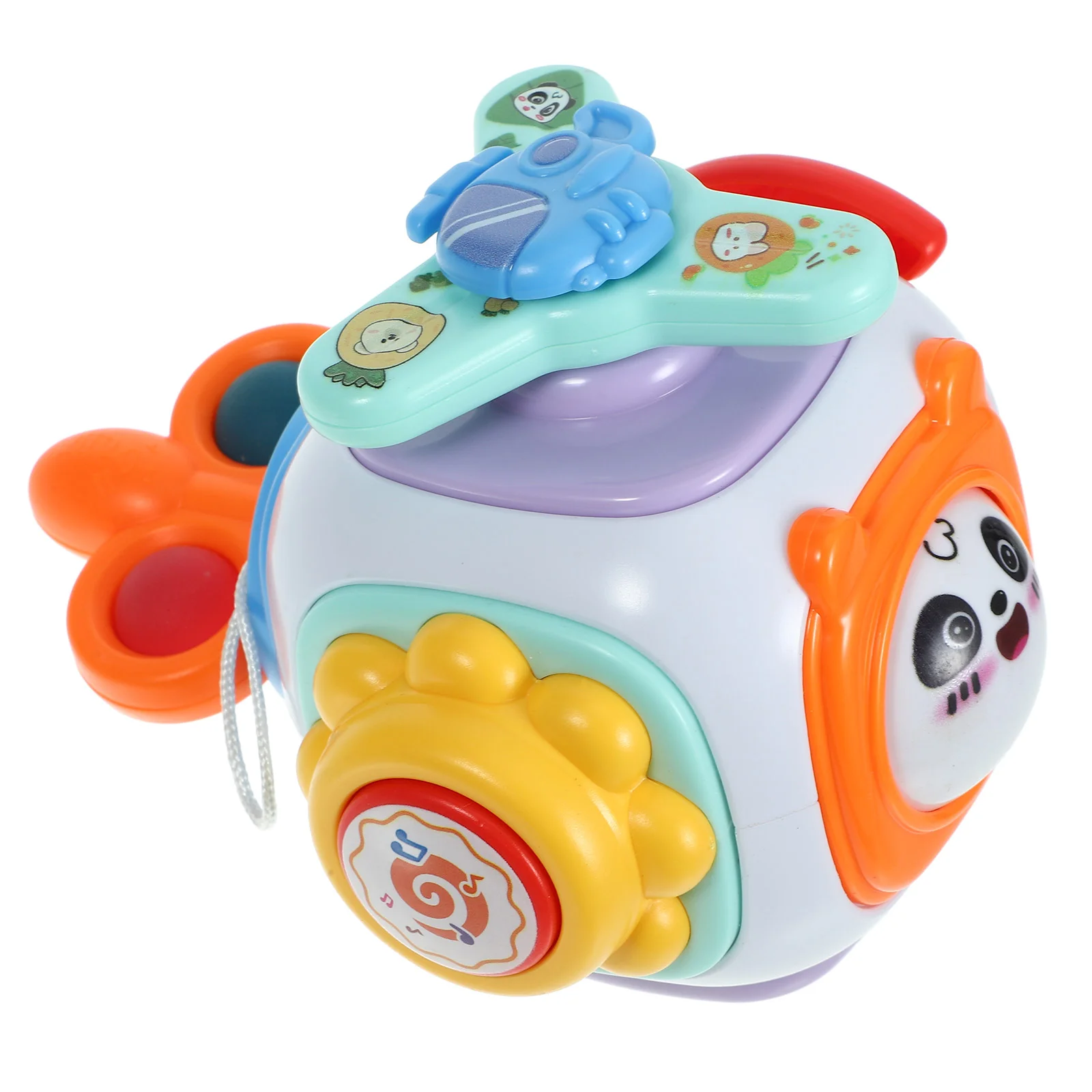 

Airplane Busy Ball Toddler Toys Kids Baby Cube Sensory Board Education Wooden