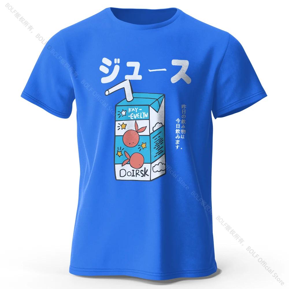 Anime-Inspired Japanese Soda Pop Graphic 100% Cotton Unisex T-Shirt, Ultra Soft Round Neck Short Sleeve Tee
