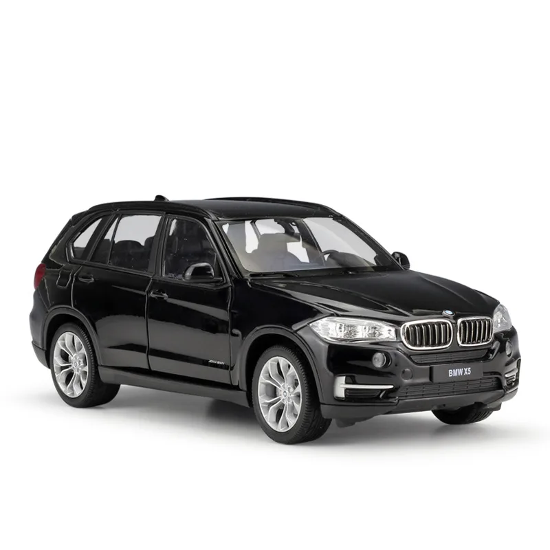 WELLY 1:24 스케일 다이캐스트 자동차 장난감 BMW X5 높은 시뮬레이션 모델, 클래식 SUV 금속 합금 장난감 자동차, 어린이 선물 컬렉션