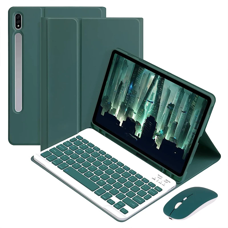

For Samsung Galaxy Tab S9 11" 2023 (Model: SM-X710 / SM-X716B / SM-X718U) Tablet Protective Case Bluetooth-compatible Keyboard