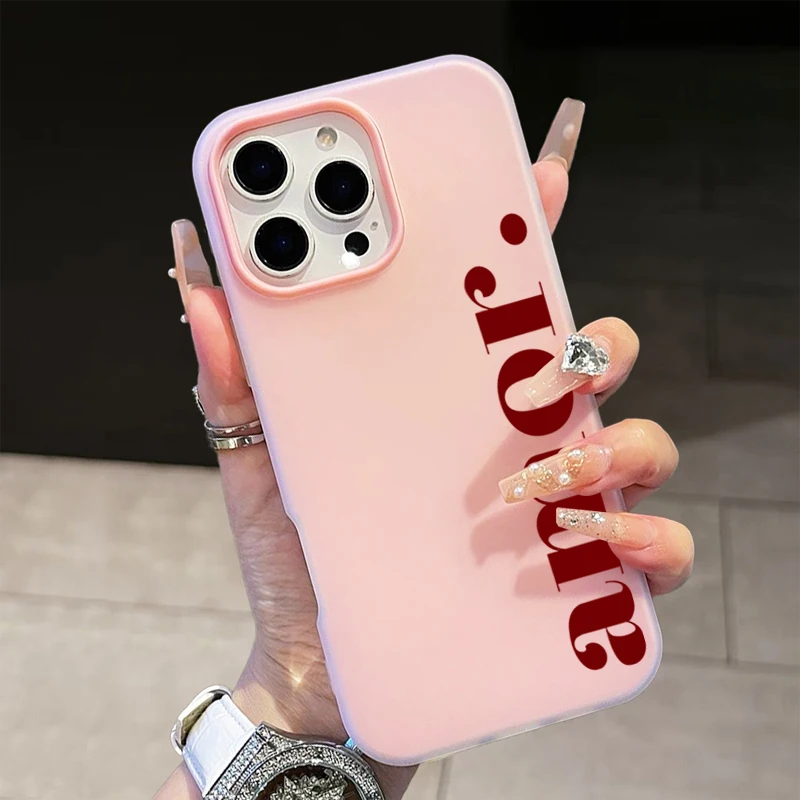 Red Artistic Pattern Soft Phone Case