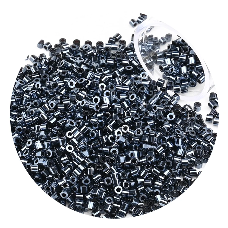 Uniform 11/0 antike goldene japanische Glasperlen zur Herstellung von Schmuck im französischen Stil, handgefertigte Perlenketten 1100 Stück/Packung – Detail 7