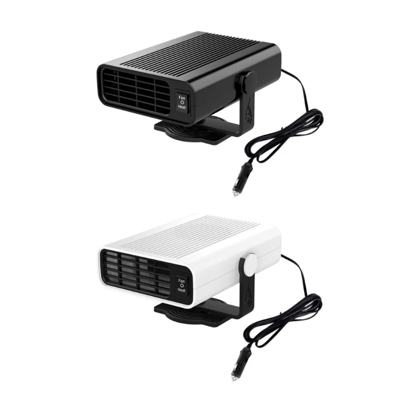 

12V 120W Car Fan 360° Rotation 2 in 1 Fast Heating & Cooling Function
