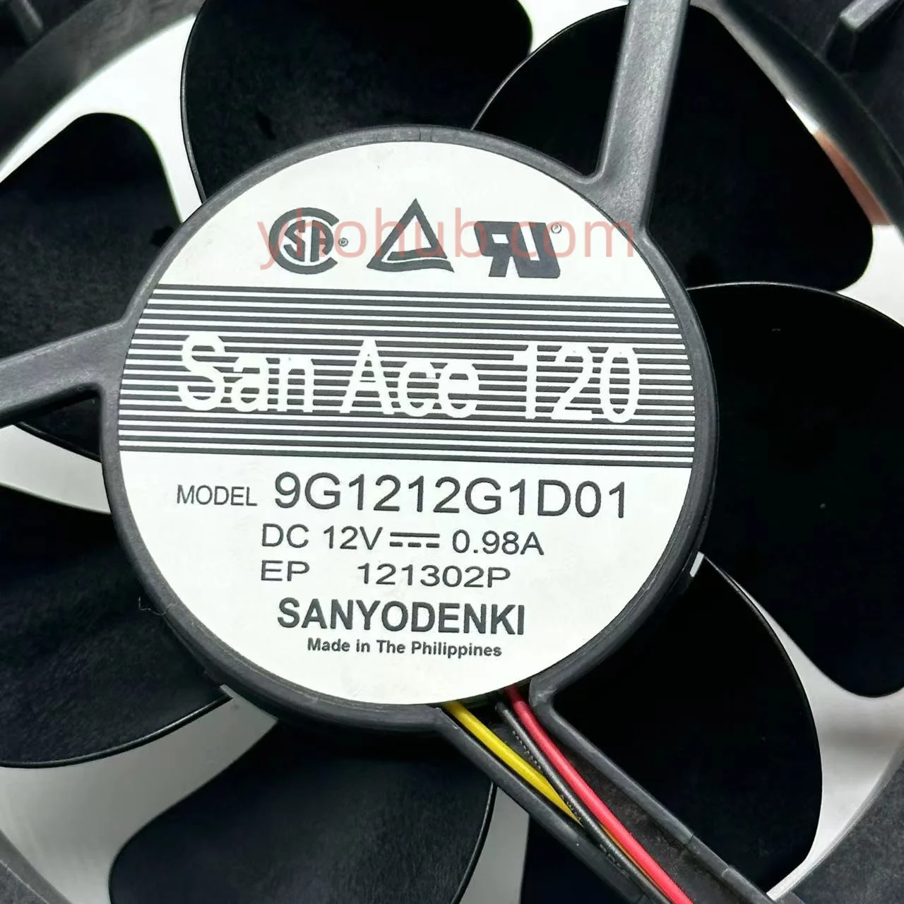 Ventilador de Refrigeração do Servidor da C.c. 12v 0.98a 120x120x38 mm de Sanyo Denki 9g1212g1d01 - Imagem 2