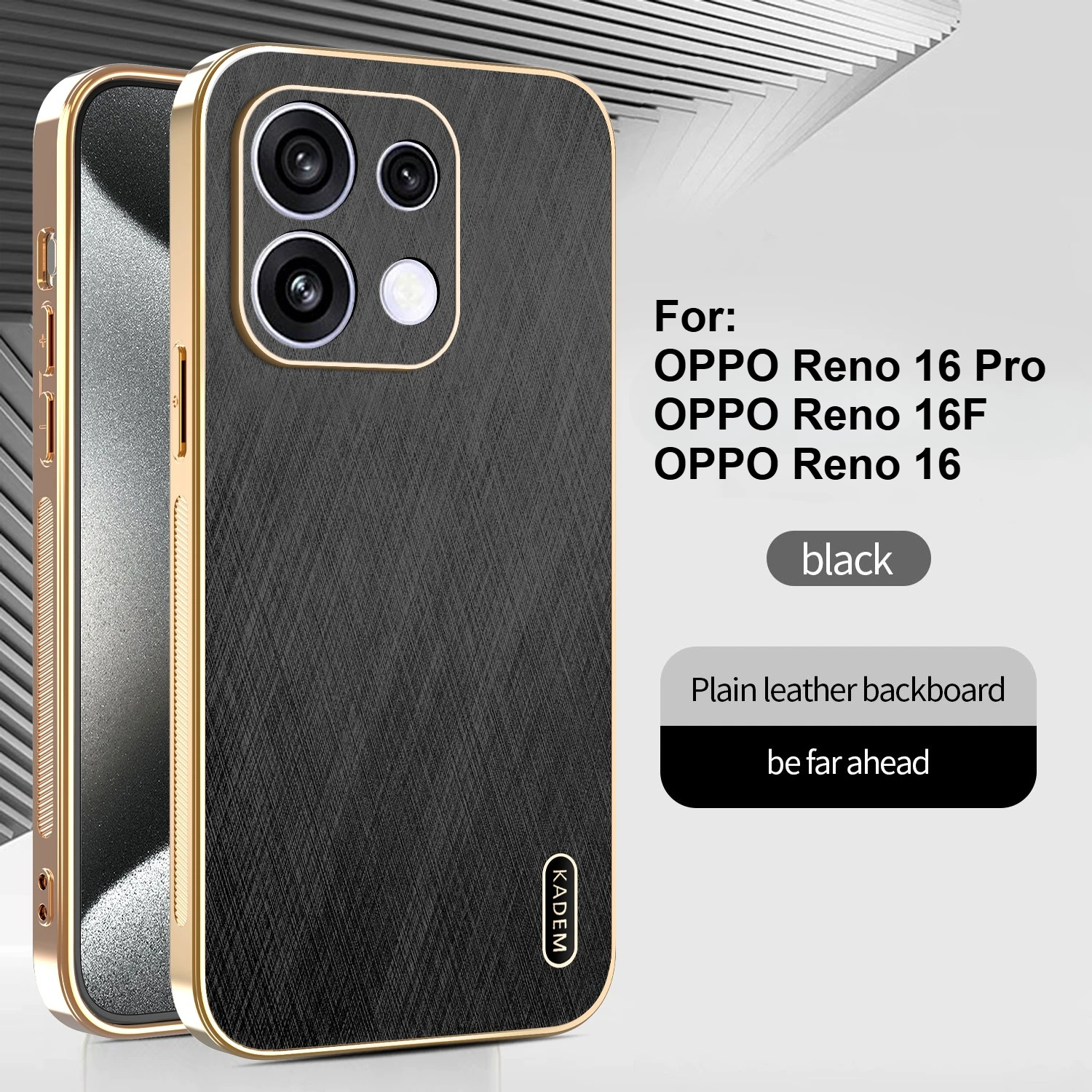 Luxury Magnetic Electroplating Gold Silk Pattern Anti-Fall Case Cover