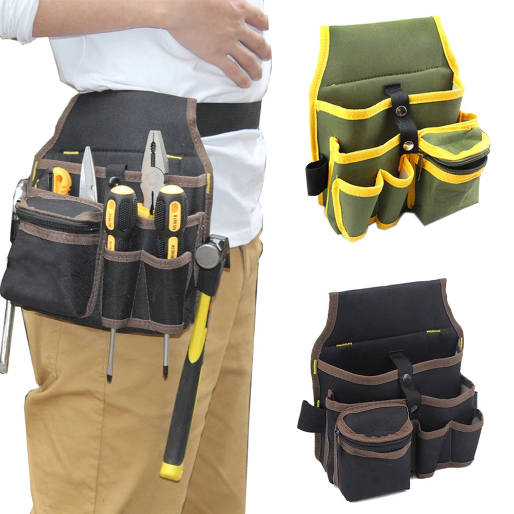 

Multifunctional Storage Bag Repair Pouch Pocket Tool Bag Oxford Cloth For Electrician Waist Belt Pack Hardware Repair Kit Pocket