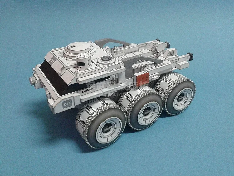 Movie 2001 Space Odyssey Lunar Rover Paper Model Spacecraft