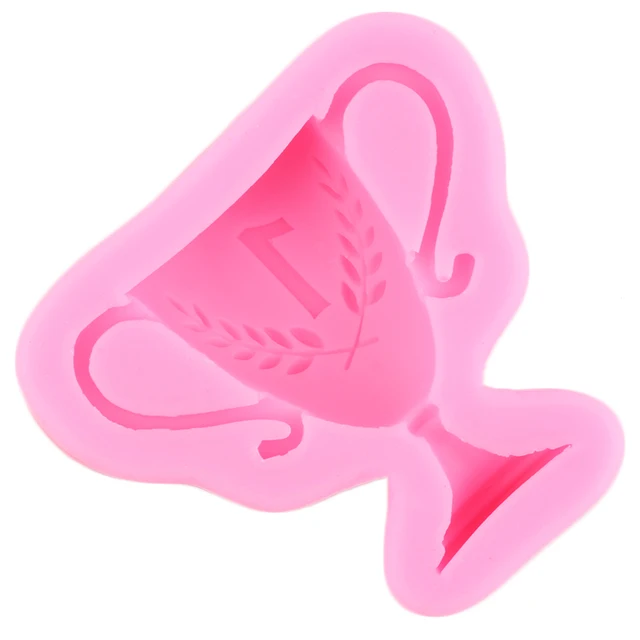 Mini Trófea Alak Fondant Penész Torta Dekoráció Érem Szilikon Formák Sütés Csokoládé Gumpast Cukorkás Agyag - Image 2