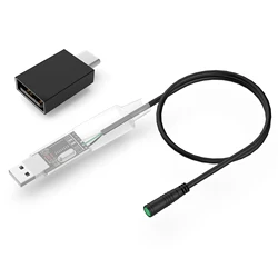OTG-USB USB Programing Cables for Bafang Mid Drive Kit BBS01 BBS02B BBSHD to Changes PAS Speed Parameters 43.3
