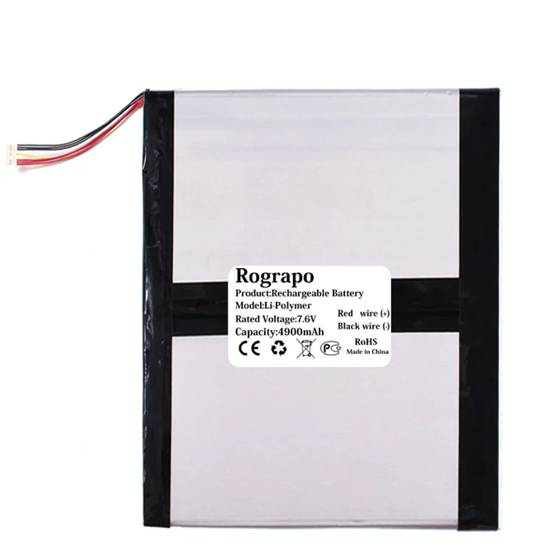 Bateria Chuwi para Laptop e Tablet Plugue de Fios Novo 10 Pin 4254e42s 7.6v 4900mah pc - Imagem 4