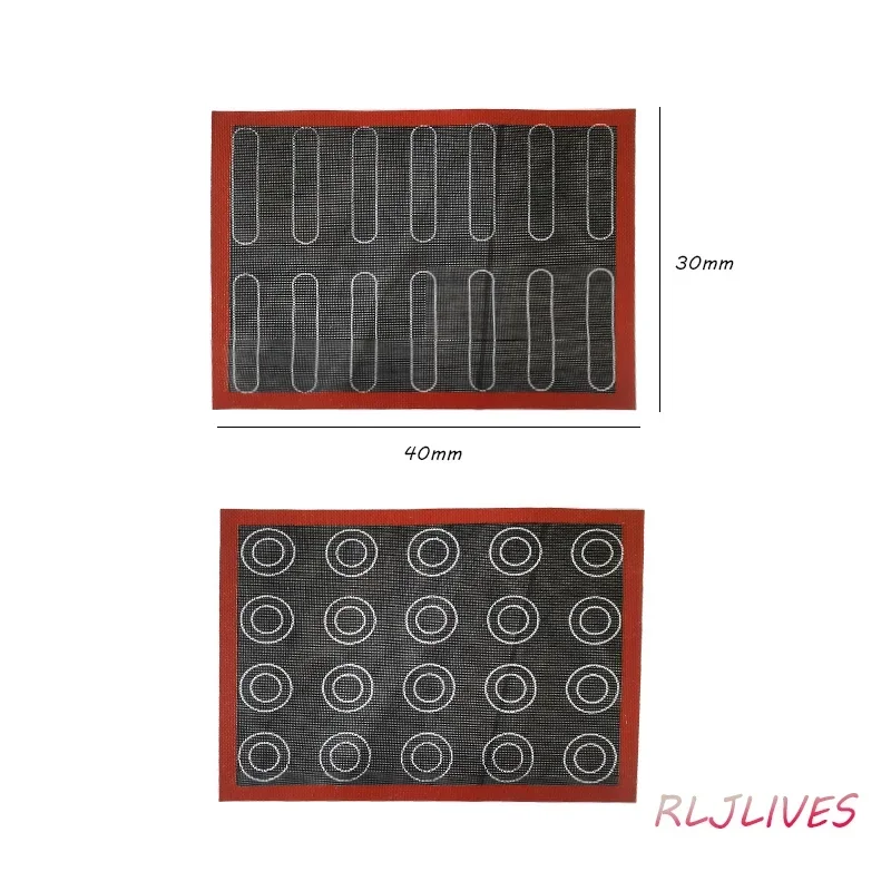 Double Sided Perforated Silicone Baking Mat Non-Stick Oven Sheet Liner Bakery Tool Cookie Bread Kitchen Bakeware Accessories silicone baking mat