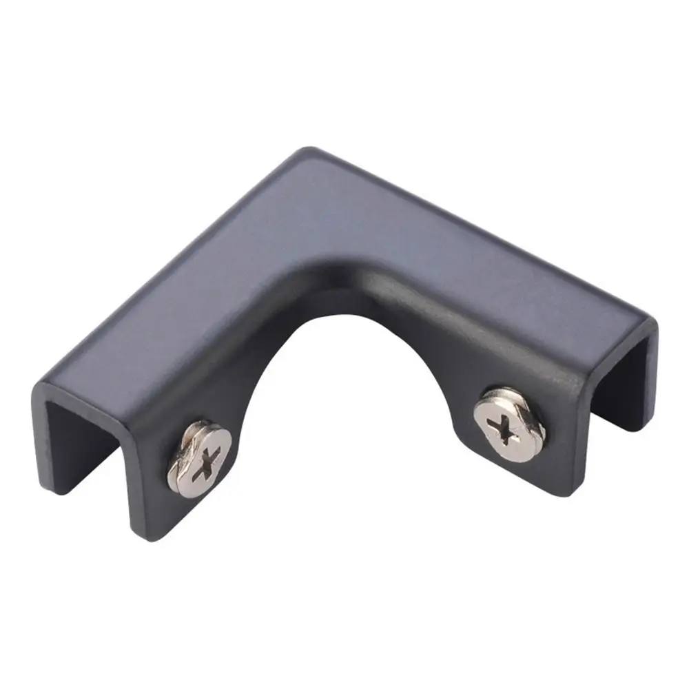 Aluminum Alloy Angle Corner Code Glass Clip T-cross L-type Corner Guard Fixing Clip Rustproof Buckle Home Hardware
