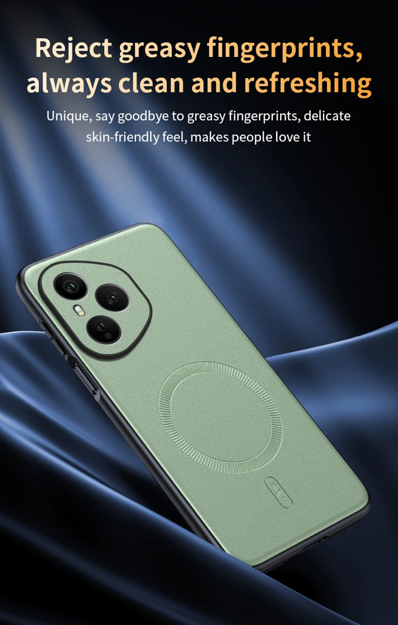 Für Honor 400 Pro Hülle, magnetische Leder-Schildabdeckung für Honor 400 Pro, Anti-Fingerabdruck, rutschfest, PC + TPU – Detail 17