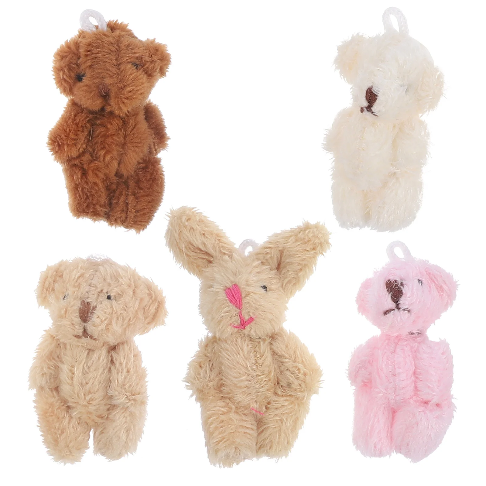 

Children’s Bunny Children’s Stuffed Toy Miniature Plush Figurines Mini Bear Rabbit Dolls