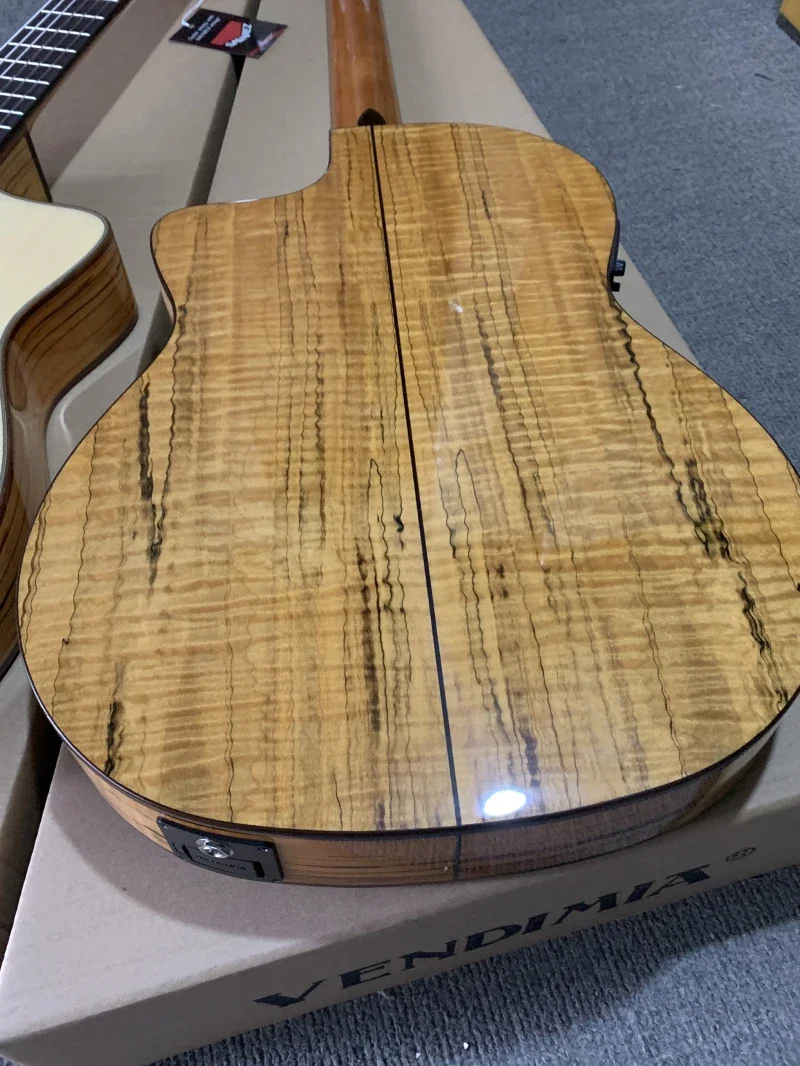HAMCO GUITAR SHOP返金用(修正) Handmade Electric Flamenco Guitar with Solid Spruce and Rotten