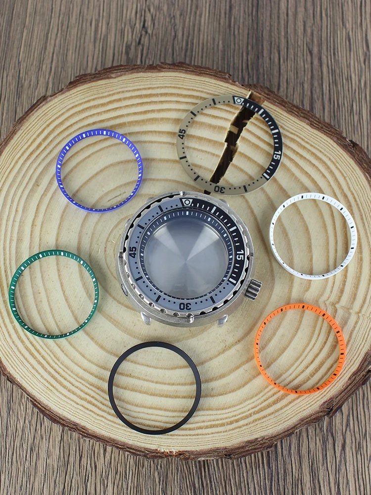 47mm Mod Tuna Canned SKX Uhrengehäuse C3 Leuchtend für Seiko NH34 NH35 NH36 Uhrwerk 20ATM Wasserdichtes Zubehör Edelstahl – Detail 6