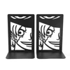 2pcs Anime One Piece Ace Book Ends, Non-Slip Metal Book Ends Office Bookends for Fans Collection Organise Desktop Bookends 1
