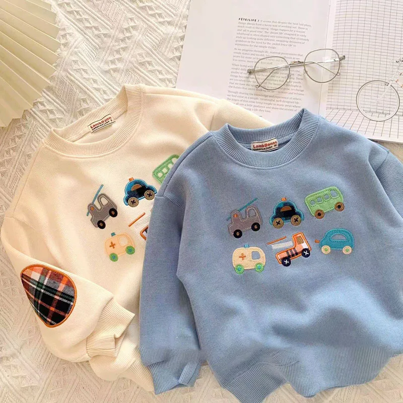 Toddler Car Embroidered Hoodiep 3