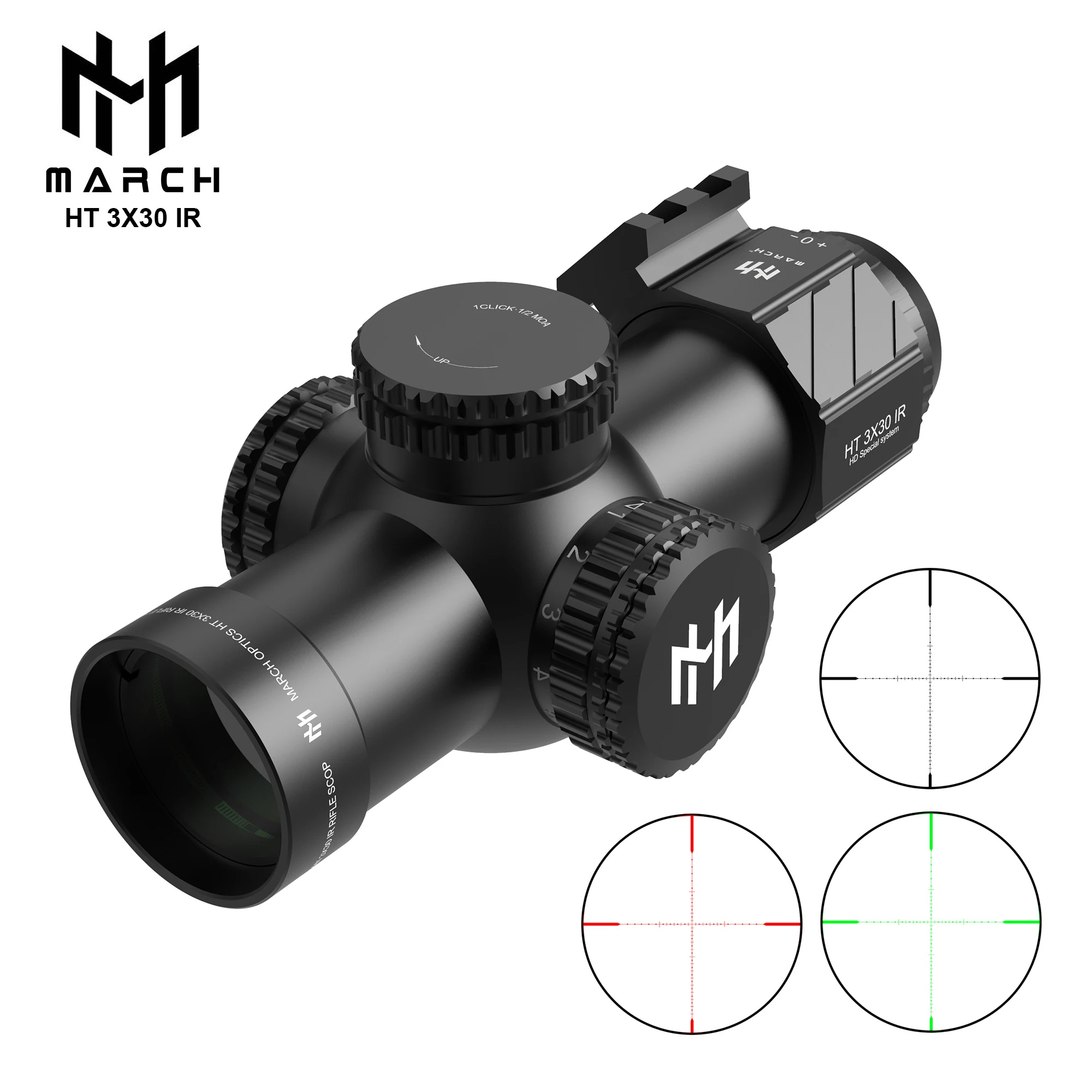 March ht 3x30ir hunting optical airsoft gun weapons lunettes rifle