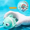 Bath Toys Cute Swimming Clown Fish Bath Toy for Toddlers Floating Wind Up Toys for Boy Girl New Born Baby Bathtub Toddler Toys 3