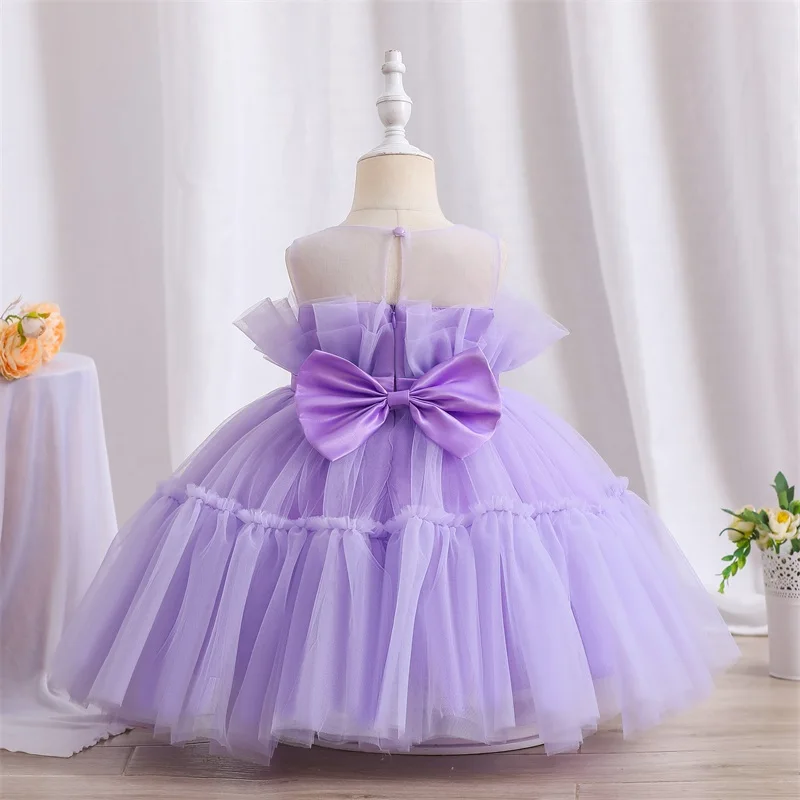 Baby Girl Dress Newborn Dress For Girls Kids Wedding Party Dresses 1st Birthday Princess Bridesmaids Infant
