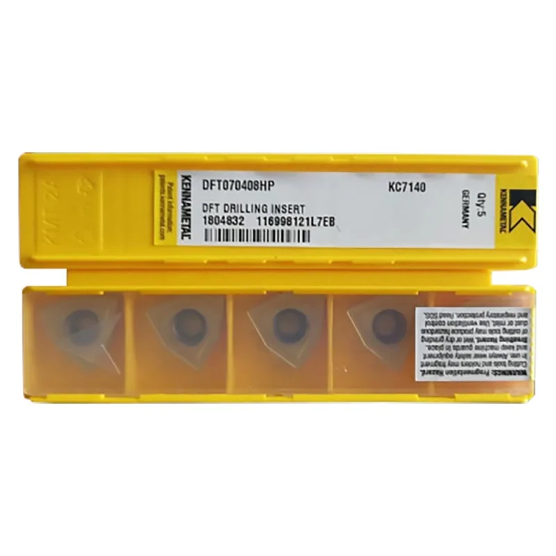 

10pcs Kennametal 100% Original DFT05 DFT030304 DFT030304HP DFT05T308HP KC7140 Finish Machining Coated Carbide Lathe Inserts