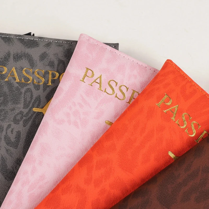 2026 Travel Passport Holder Cover Case for Women Men PU Leather Card Ticket Passport Covers Holder Protective Accessories Wallet