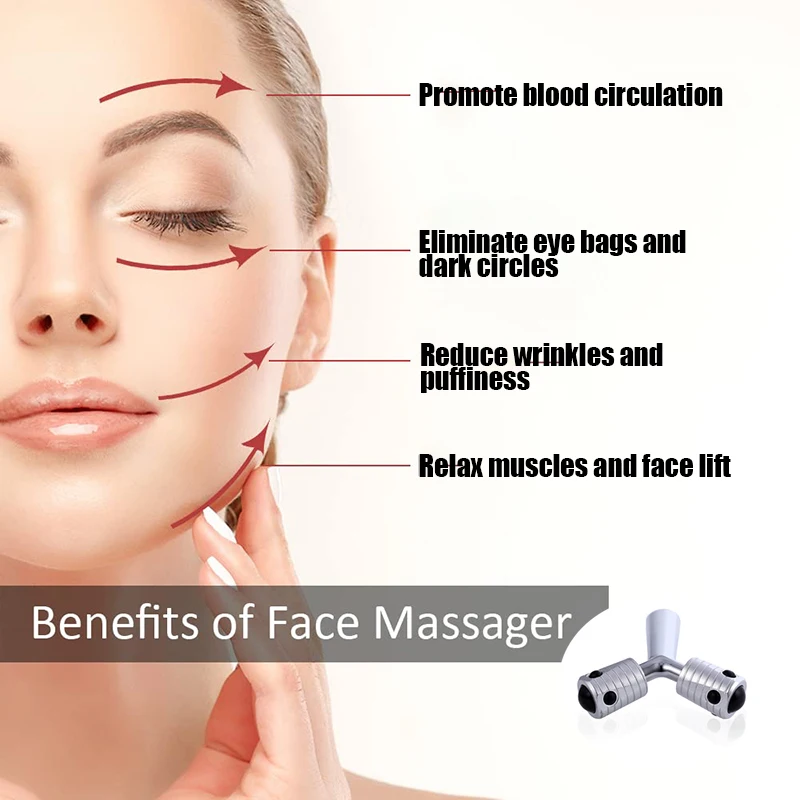Facial Sculpting Y-Shape Massage Roller - Skin Lifting & Anti-Aging Beauty Tool