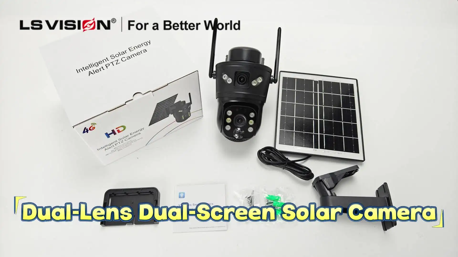4G solar CCTV camera outdoor