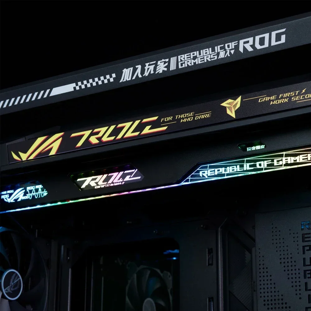 DIY ARGB Lightboard Kit for Asus GR701 Chassis ROG HYPERION Gamer Cabinet Laser Lighting Panels MOD Refit Plate 5V AURA SYNC pc case pc chassis
