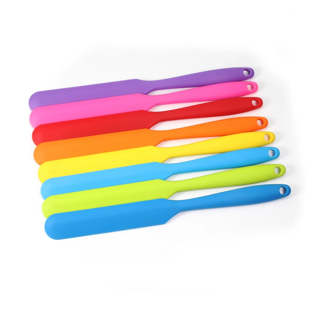 Silicone Spatula, Heat Resistant Flexible Non-Stick, Slim Spatula,Best for  Jars, Blender and More 9.6in/24.5cm