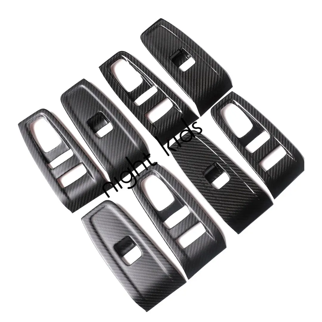 Toyota GR86, Subaru BRZ 개조 탄소 섬유 창 리프트 제어판 스티커 2022-2023GR86  BRZ 탄소 섬유 용 나이트 키즈