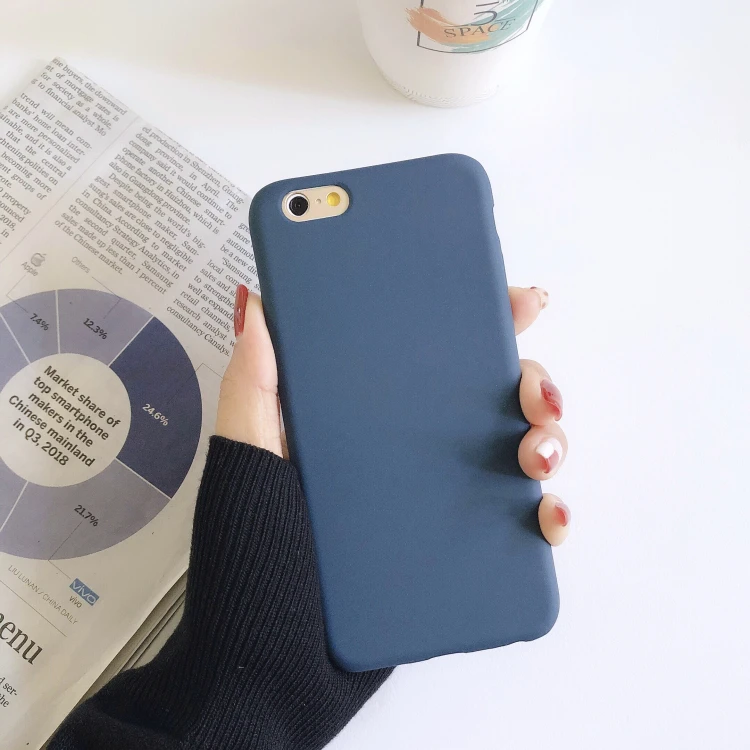 Vibrant Silicone Candy Color Soft Phone Case Cover