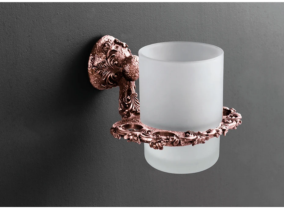 Description Picture 4 of itemWall Mount Romantic Bathroom Shower Hardware Accessories Set,Towel Ring and Robe Hook,Toilet Paper Holder Towel Bar MB-0612