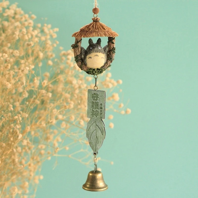 Handcrafted Resin Totoro Wind Chime for Home and Garden Decor