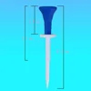 5pcs Ball Tee Stable Training Ball Stand Outdoor Sports Accessories Height Adjustable Golf Ball Nail Tees Holder Training Aids 5